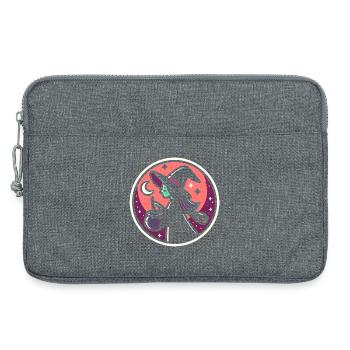 Hexe Comic - Laptoptasche 13" - Grau meliert - Vorne