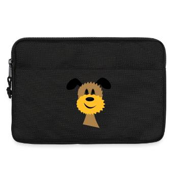 chien - Sacoche pour ordinateur portable 13 pouces - noir - Devant