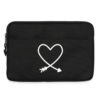 Heart Arrow Love Friendship Power Gift Idea - Laptop bag 13" - black - Front