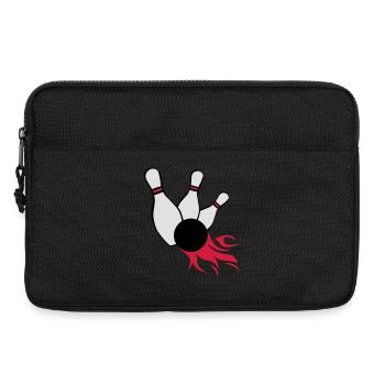 kegeln bowling - Laptoptasche 13" - Schwarz - Vorne