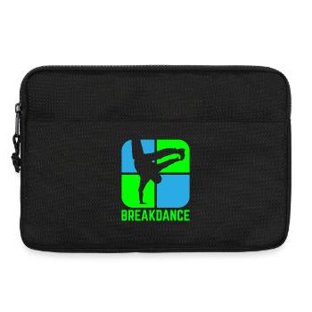 Breakdance B-Boy Streetdance Design Hip Hop Dance - Laptoptasche 13" - Schwarz - Vorne