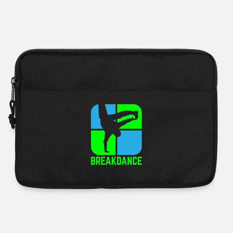 Breakdance B-Boy Streetdance Design Hip Hop Dance - Laptoptasche 13" - Schwarz