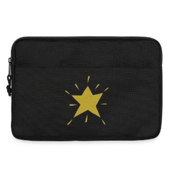 mosaïque d’étoiles - Sacoche pour ordinateur portable 13 pouces - noir - Devant