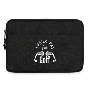 j peux pas j ai Golf - Sacoche pour ordinateur portable 13 pouces - noir - Devant