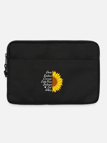 Sunflower of inclusion - Laptop bag 13" - black