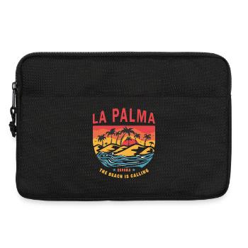 La Palma Strand Palmen Design - Laptoptasche 13" - Schwarz - Vorne
