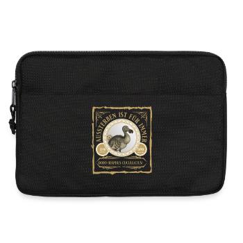 Aussterben ist für immer - Laptoptasche 13" - Schwarz - Vorne
