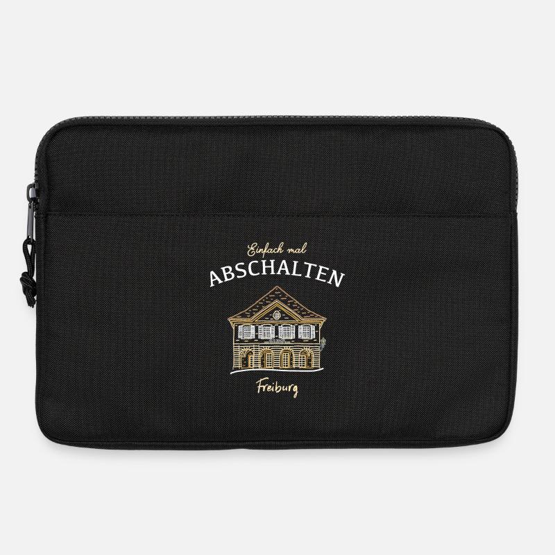 Freiburg, Münsterplatz, Alte Wache - Laptoptasche 13" - Schwarz