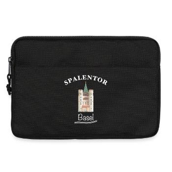 Basel, kultiges Spalentor, Schweiz - Laptoptasche 13" - Schwarz - Vorne