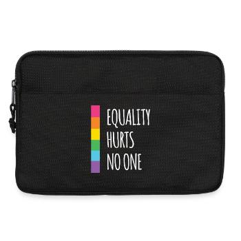 Pride Month - Equality Hurts No One - Laptop bag 13" - black - Front