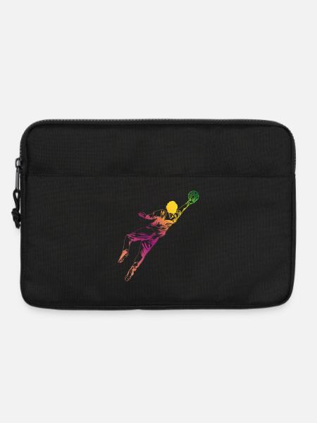Torwart Skizze - Laptoptasche 13" - Schwarz