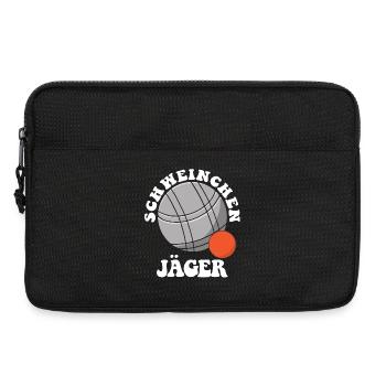 Boule Spruch Kugeln für Bouler Boccia Spiel - Laptoptasche 13" - Schwarz - Vorne