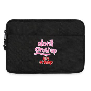 dont grow up - Laptoptasche 13" - Schwarz - Vorne