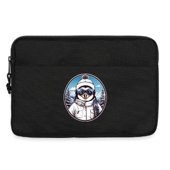 Pingouin mignon - Sacoche pour ordinateur portable 13 pouces - noir - Devant