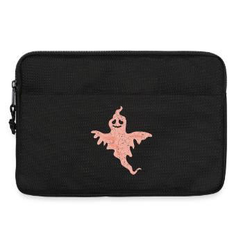 Fantôme d’Halloween - Sacoche pour ordinateur portable 13 pouces - noir - Devant