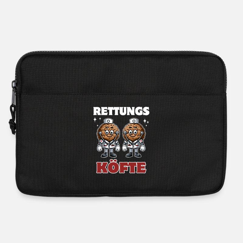 Rettungsköfte Einsatzkräfte Lustiges Design - Laptoptasche 13" - Schwarz