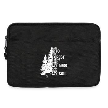 Wald Geist Seele Quest - Laptoptasche 13" - Schwarz - Vorne