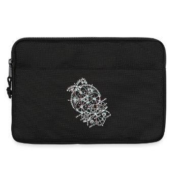 Anaglyphische geometrische Bahn - Laptoptasche 13" - Schwarz - Vorne