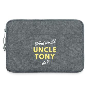 Uncle Tony - Laptop bag 13" - heather grey - Front