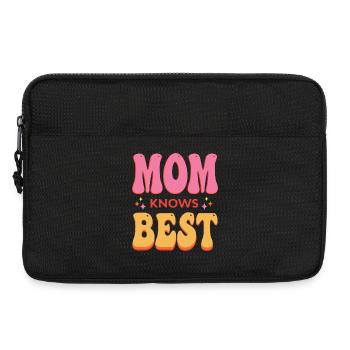 Mom Knows Best - Laptop bag 13" - black - Front