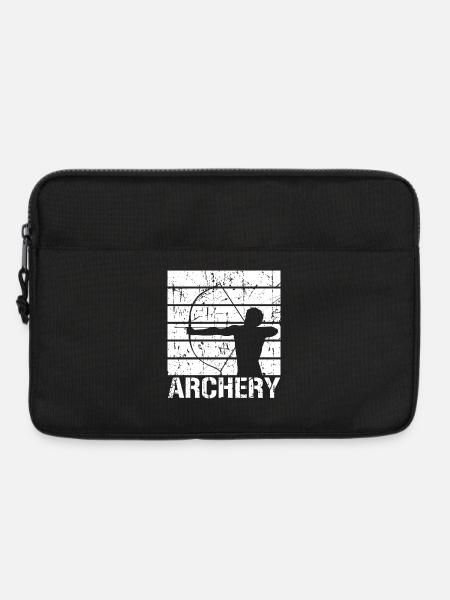 Lustiges Bogenschießen - Laptoptasche 13" - Schwarz