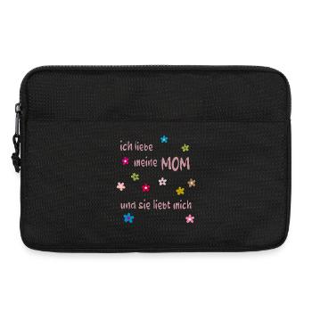 ich liebe meine mom - Laptoptasche 13" - Schwarz - Vorne