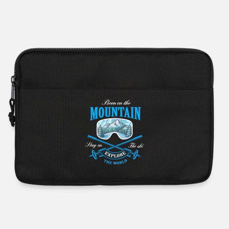 Born on the Mountain - Laptop bag 13" - black