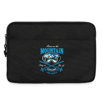 Winter Wonderland: Ski & Snowboard - Laptop bag 13" - black - Front