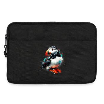 Puffin - Laptop bag 13" - black - Front