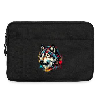 Wolf - Laptoptasche 13" - Schwarz - Vorne