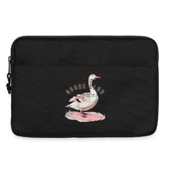 Goose Surfing T-Shirt Design - Laptoptasche 13" - Schwarz - Vorne