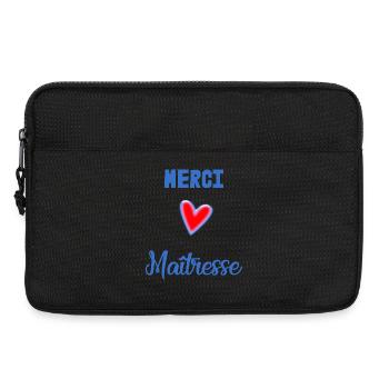 MISTRESS. THANK YOU. THANK YOU MISTRESS - Laptop bag 13" - black - Front
