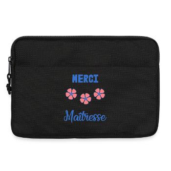 VIELEN DANK. GELIEBTE. DANKE HERRIN. GELIEBTE - Laptoptasche 13" - Schwarz - Vorne
