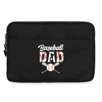Baseball Dad Emblem Tee - Laptop bag 13" - black - Front