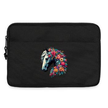 Pferd - Laptoptasche 13" - Schwarz - Vorne