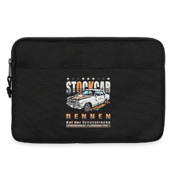 Stockcar Rennen - Laptoptasche 13" - Schwarz - Vorne