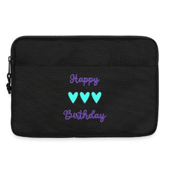 ALLES GUTE ZUM GEBURTSTAG. ALLES GUTE ZUM GEBURTSTAG. JAHRESTAG. - Laptoptasche 13" - Schwarz - Vorne