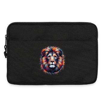 Lion - Laptop bag 13" - black - Front