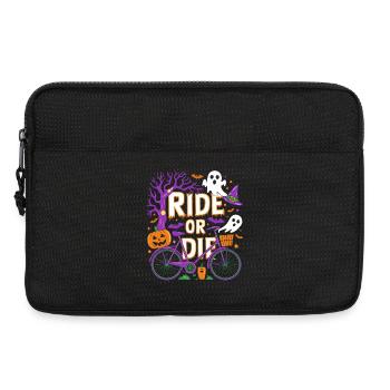 Halloween Radtour Spirit Design - Laptoptasche 13" - Schwarz - Vorne