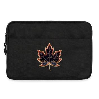 Maple leaf - Laptop bag 13" - black - Front