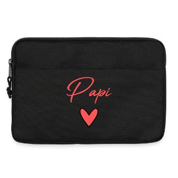 GRANDPA. DAD. FATHER'S DAY. HAPPY FATHER'S DAY - Laptop bag 13" - black - Front