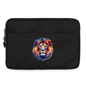 Löwe - Laptoptasche 13" - Schwarz - Vorne