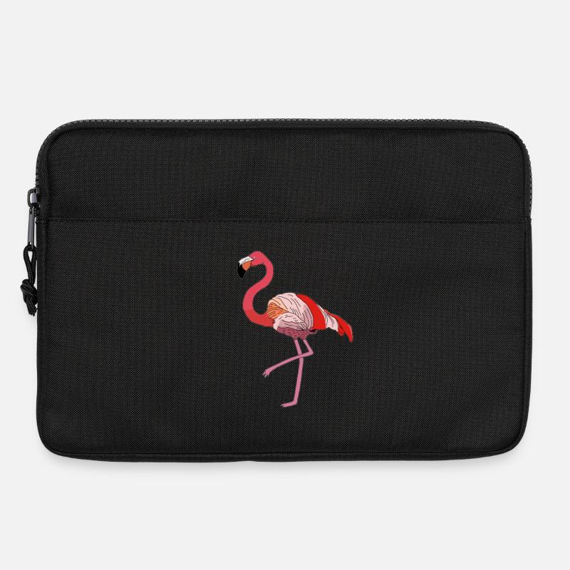 Flamingo - Laptoptasche 13" - Schwarz