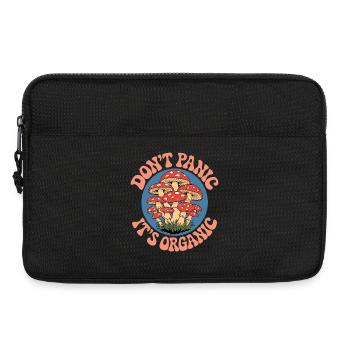 Keine Panik mit seinen Bio-Pilzen - Laptoptasche 13" - Schwarz - Vorne