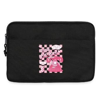 Appel à l’amour hotline esthétique - Sacoche pour ordinateur portable 13 pouces - noir - Devant