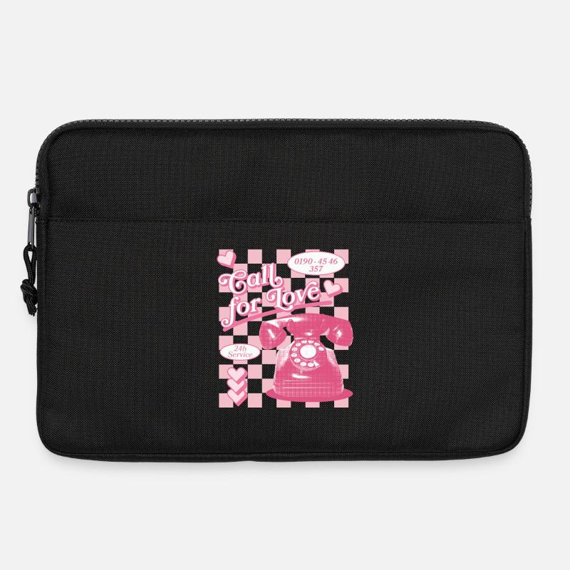 Call for Love Hotline Ästhetik - Laptoptasche 13" - Schwarz