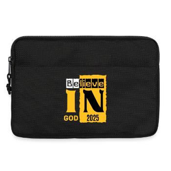 Believe in God 2026 Grafik - Laptoptasche 13" - Schwarz - Vorne