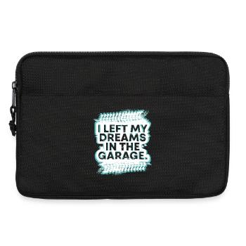 J’ai laissé mes rêves dans le cadeau fanatique de voiture de garage - Sacoche pour ordinateur portable 13 pouces - noir - Devant