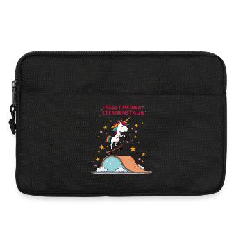 Skateboard Unicorn - Laptop bag 13" - black - Front