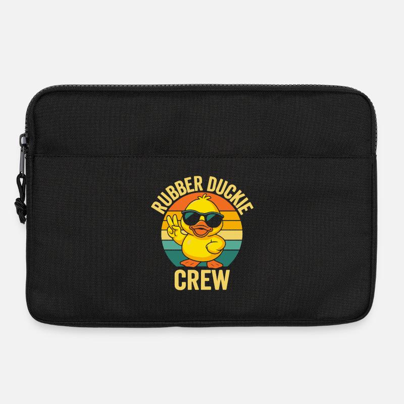Rubber Duckie Crew Sonnenbrille Illustration - Laptoptasche 13" - Schwarz